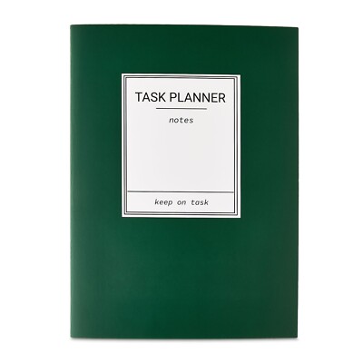 Pen + Gear: Undated Task Planner Notebook (Green) | eBay