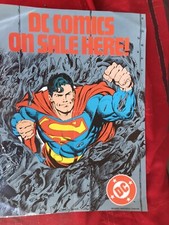 Superman John Byrne On Sale Now store poster DC Comics 1985 vintage rare