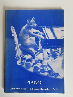 ALPHONSE LEDUC KATALOG KLAVIER - MUSIKAUSGABEN PARIS NOVEMBER 1989