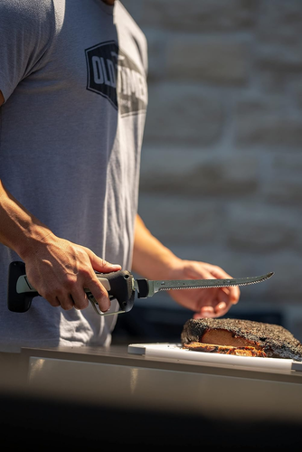 Old Timer Cordless Electric Fillet Knife with 8In Fully Serrated Stainless-Steel - Picture 9 of 12