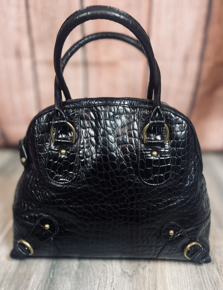 Banana republic hotsell black leather bag