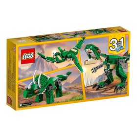 LEGO Creator 3-in-1 Mighty Dinosaur Toy 31058 &ndash; T. rex, Triceratops, Pterodactyl
