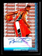 2005-06 Bowman Draft Raymond Felton #152 Auto Rookie RC Charlotte Bobcats