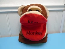 F-A-O SCHWARZ ALPHABET MONKEY 6.5" HAND PUPPET PLUSH (ML344)