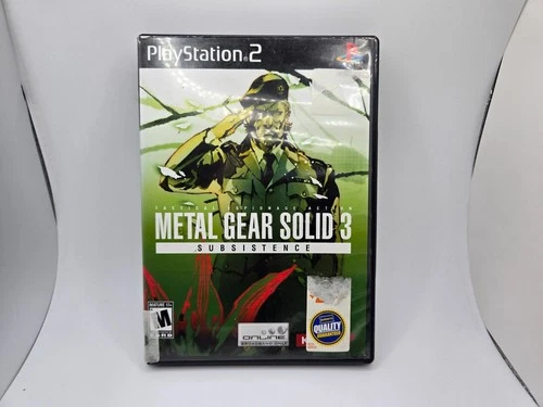 Metal Gear Solid 3: Subsistence (Sony PlayStation 2, 2006) CIB