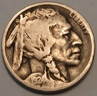 1924-D Buffalo Nickel Denver Mint 5¢ - Mintage: 5,258,000 - Circulated