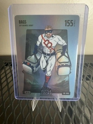 2026 Bo Jackson Battle Arena Bags (Jeff Bagwell) Steel Silver Battlefoil #SBF-20
