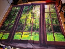 Photographer's Backdrop / Background for Photography L, Forest Scene, 112" X 98"