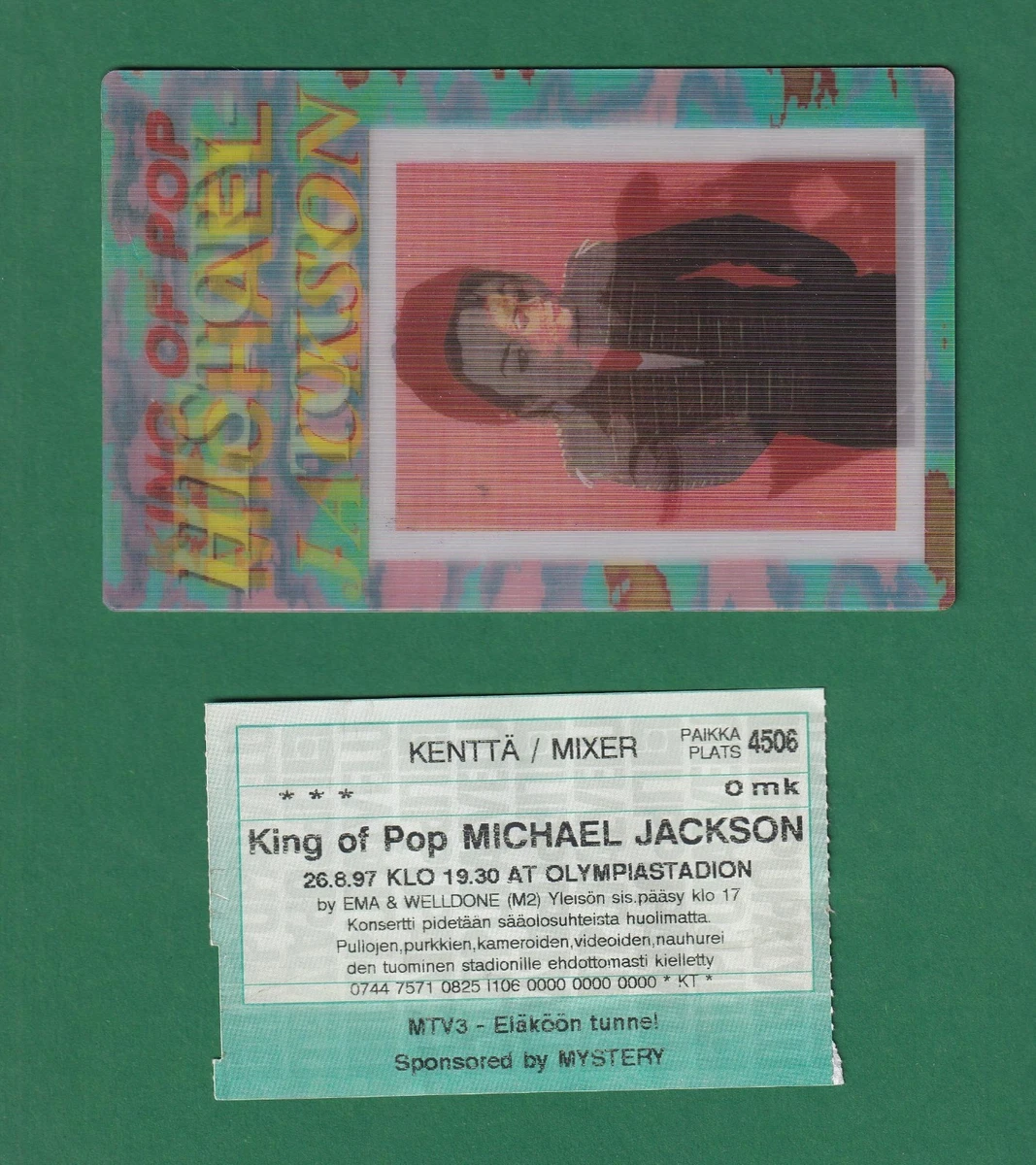 Michael Jackson Original Concert Memorabilia for sale | eBay