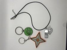 Naruto Necklace And 2 Keyrings