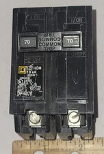 Square D DP-4075 Type HOM Circuit Breaker 70-Amp 10kA 2-Pole