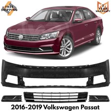 Front Bumper Cover Paintable Lower Grille Kit For 2016-2019 Volkswagen Passat Front Bumper Cover Paintable Lower Grille Kit For 2016-2019 Volkswagen Passat