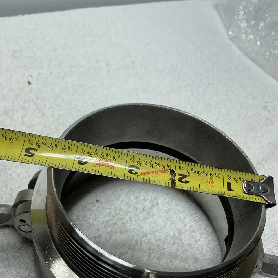 4" 4 in inch Type B Camlock Female to Male NPT Stainless SS 304 Hose Fitting - Image 4 of 4