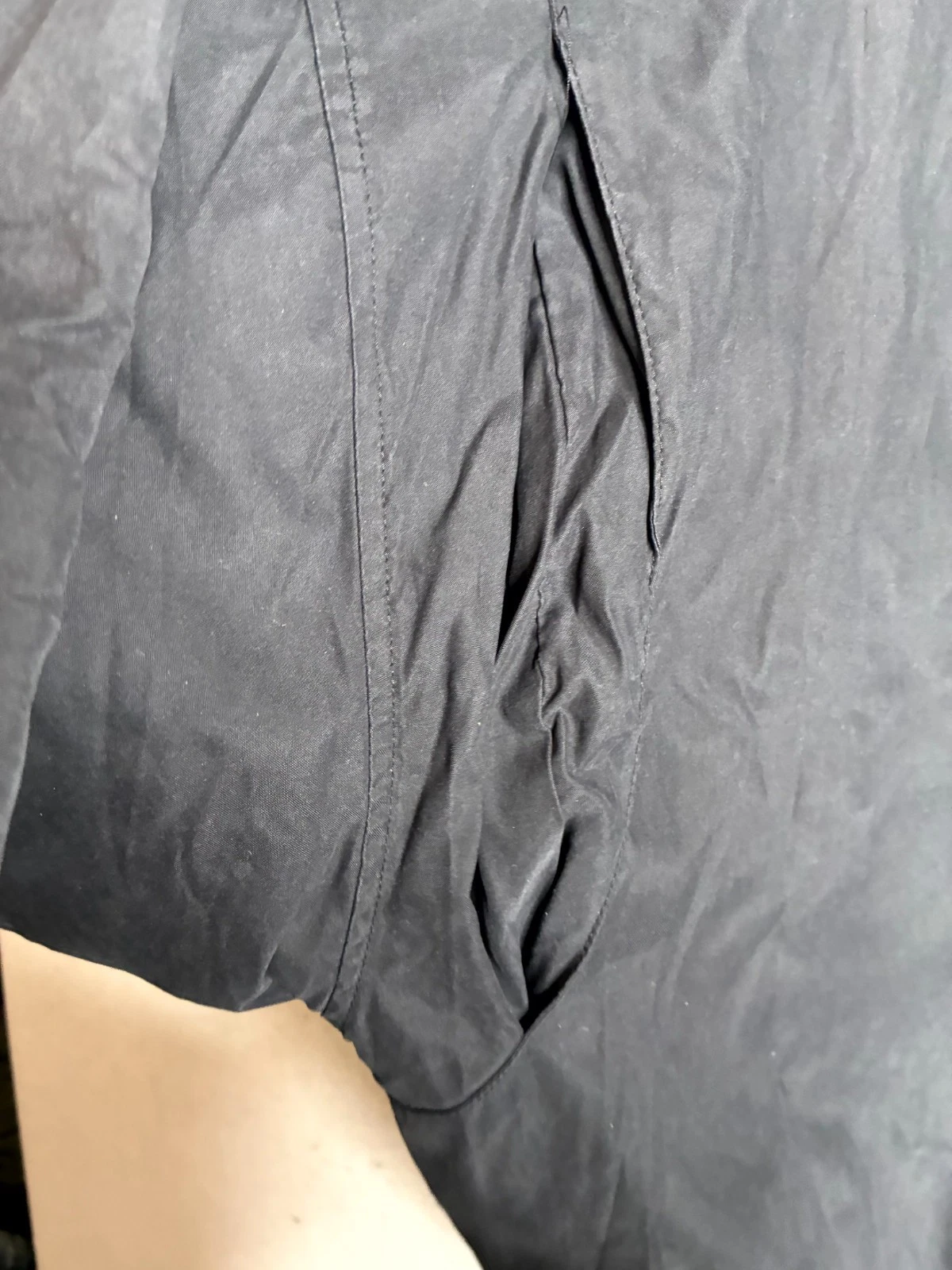 Ben Hogan Windbreaker Jacket Mens Large Black Ribbed Hem Short Sleeve 1/4 Snap image 16