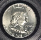 Franklin Silver Half Dollar 1962 D. PCGS MS-64 FBL Blast White Lot 9064-579-7899