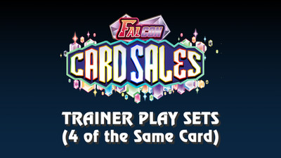 POKÉMON TRADING CARD GAME: Spielbare vier Kartensets (TRAINER - gemischte Erweiterungen)