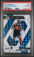 2024 Panini Mosaic Shaquille O'Neal #297 White /25 PSA 8