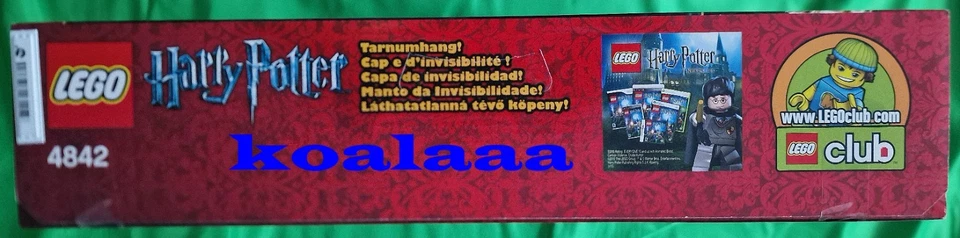 LEGO Originale HARRY POTTER 4842 Castello di Hogwarts NUOVO IMBALLO ORIGINALE mai aperto still seal - Immagine 4 di 4