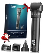 Beard Trimmer for Men - 42 Adjustable Length Settings Hair Clippers, Black