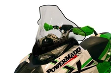 Powermadd Cobra Windshield-19in.-Clear with Black Fade for 2017 Arctic Cat ZR