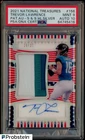 2021 National Treasures Stars & Stripes Trevor Lawrence RC Patch AUTO /25 PSA 9