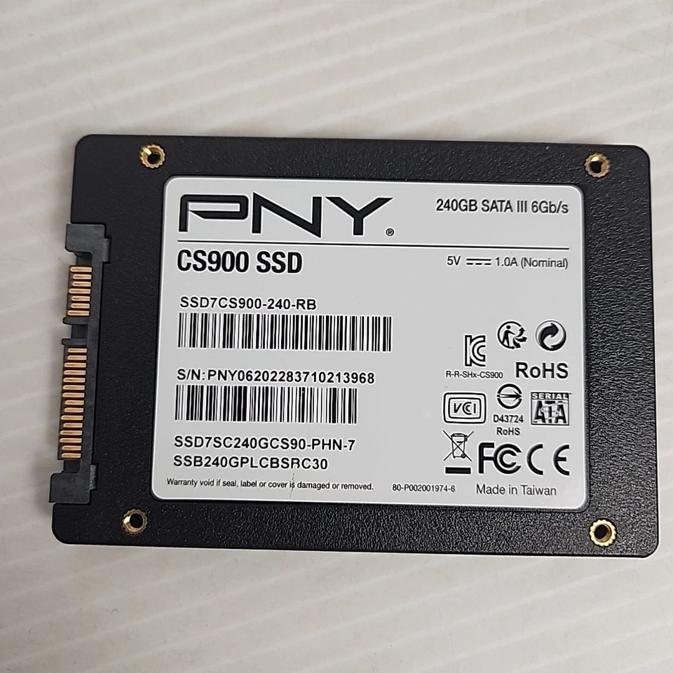 PNY CS900 SSD 240GB 2.5" Sata III 6Gb/s Solid State Drive SSD7CS900-240-RB - Image 4 of 4