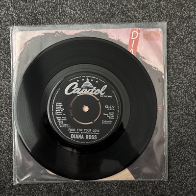 Diana Ross So Close/Fool for your love 7  Vinyl  EX/EX