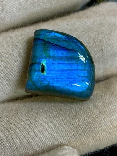 High Top Quality Natura Labradorite Gemstones Cabochon Blue Fire Fancy 18X19 MM - Picture 24 of 24