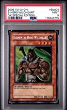  Yugioh Elementarheld Wildheart GSE-EN001 GX Special Edition PSA 9