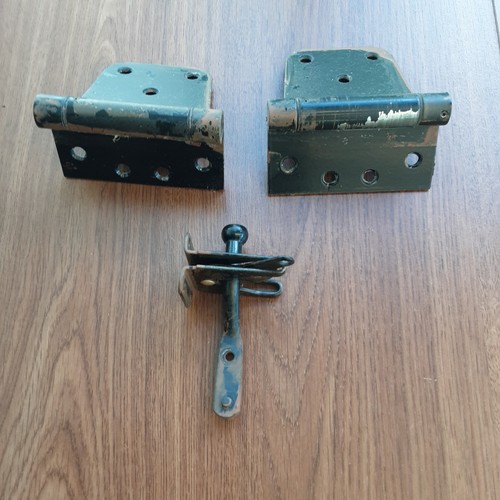 Vtg National Hardware Extra Heavy Auto-Close Gate Kit with Hinges & Latch Set