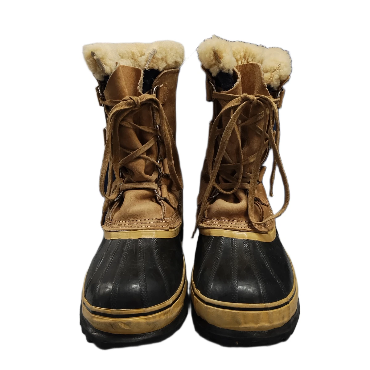 NWT Sorel Mens Caribou Tan Black Waterproof Insulated Boot Sherpa Lined SIZE 13 Amazon.com | Mens Sorel Caribou Waterproof Snow Boots Winter  main image 3