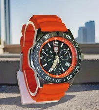 Luminox XS.3149 Pacific Diver Orange Chrono Sapphire Crystal Stainless Case