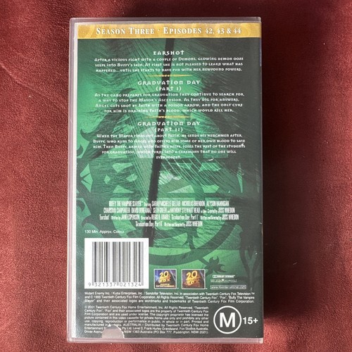 Buffy the Vampire Slayer Season Three Volume 22, Episodes 42,43,44 VHS Tape - Picture 2 of 3