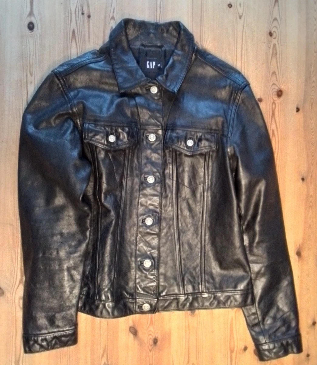 gap leather jacket products for sale | eBay UK