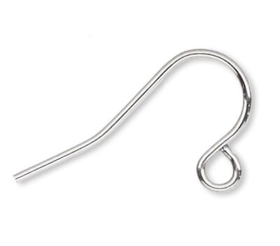 Ear Wire, 1000 Stainless Steel 21 Gauge 11mm Fishhook Earrings with Open Loop