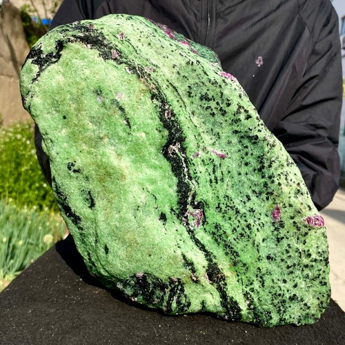 29.65LB Natural green Ruby zoisite (anylite) crystal Chakra Healing Energ - Picture 12 of 12