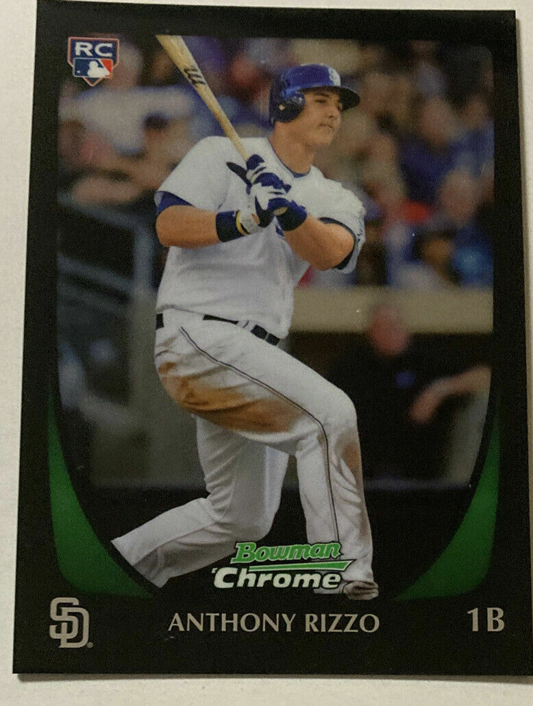 2011 BOWMAN CHROME DRAFT #70 ANTHONY RIZZO RC