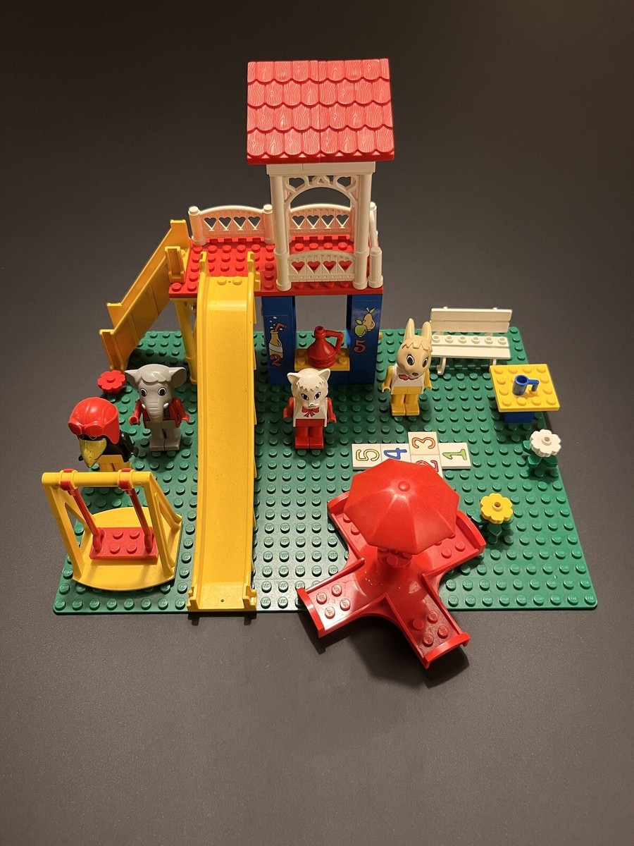 LEGO FABULAND 3676 Fun Park Freizeitpark Spielplatz Elefant Rabe 