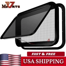 RV Exit Window 22"x15" Camper Emergency Push out Windows Replacement 1-1/2"Wall