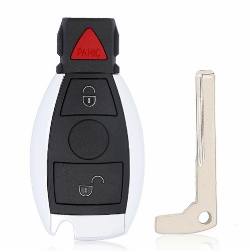Battery Replacement Mercedes Key Used Mercedes-Benz OEM 4-Button Smart Key Fob - For GLK, GL, C, E, S, SL Classes 4 Button Mercedes Remote Key