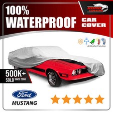 Ford Mustang 6 Layer Car Cover Fitted Outdoor Water Proof Rain Sun Dust 1st Gen Ford Mustang 6 Layer Car Cover Fitted Outdoor Water Proof Rain Sun Dust 1st Gen