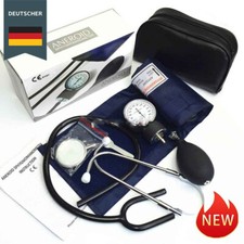 Aneroid Sphygmomanometer Stethoskop Manuelle Blutdruckmessgerät Manschette