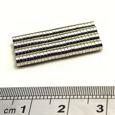 POWER MAGNET STORE 70 of 3mm x 1mm Small Disc Magnets * 125g PULL * Tiny Strong Round Magnet