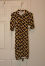 Charter Club Women's Button Front Collared Shirt Dress sz PL