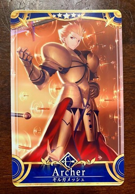 FGOギルガメッシュ カードミラー Fate Grand Order Extra FGO Arcade Card Archer Gilgamesh Second