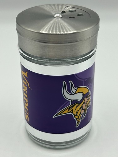 Minnesota Vikings Glass Tailgater Seasoning Shaker ¡Con licencia de la NFL! - Imagen 3 de 4