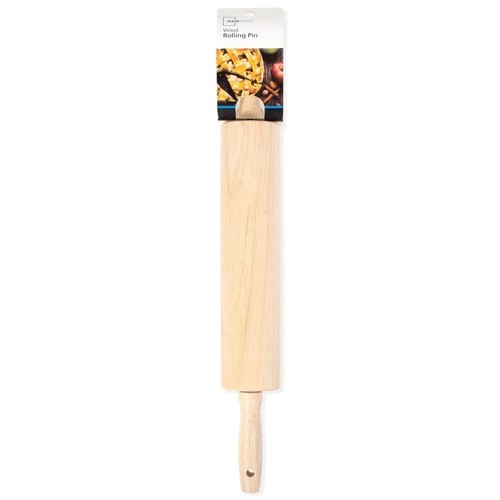 Mainstays Rubber Wood Rolling Pin, 18.3in-L and 2.17in-H - Picture 8 of 8