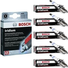 5 Pack Spark Plugs Bosch Iridium For 2004-2011 VOLVO S40 L5-2.5L