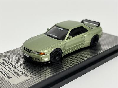 Nissan Skyline GT-R R32 Pandem Rocket Bunny Jade 1:64 Inno