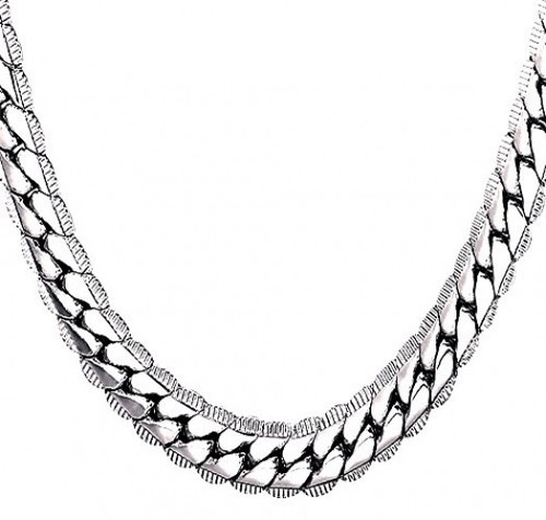 U7 Men Heavy Chunky Necklace Fashion 